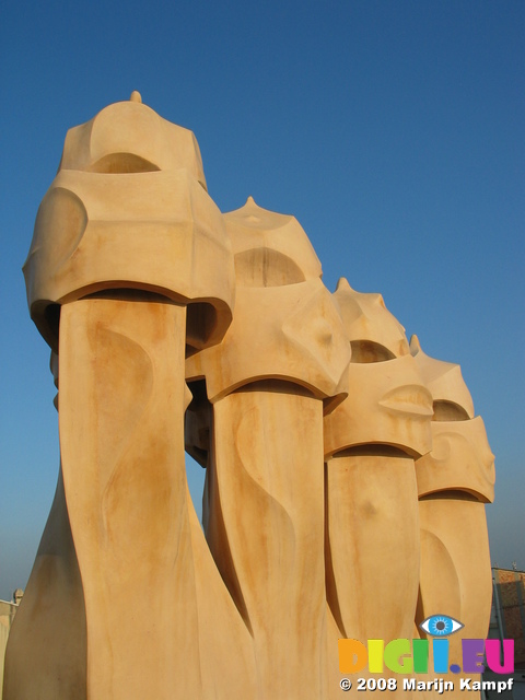 20957 Chimneys on La Pedrera